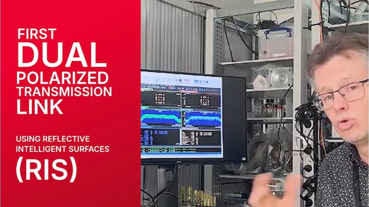 Keysight and IEMN Demonstrate RIS-Enabled Dual-Polarized, Non-Line-of-Sight Communication Link